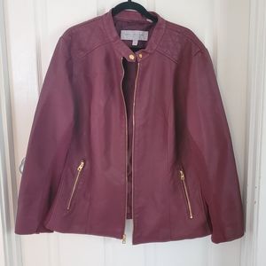 Faux Leather Jacket